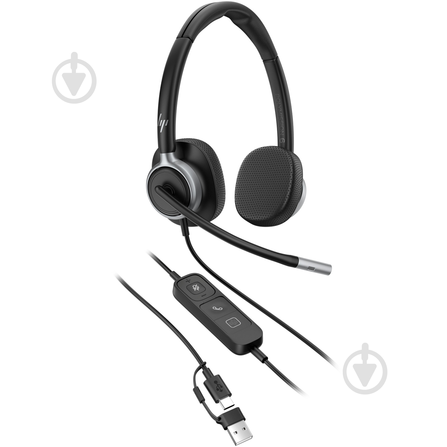 Гарнитура Poly Mission 625 Stereo black (C01C6AA) - фото 6 Гарнитура Poly Mission 625 Stereo black (C01C6AA) - фото 6