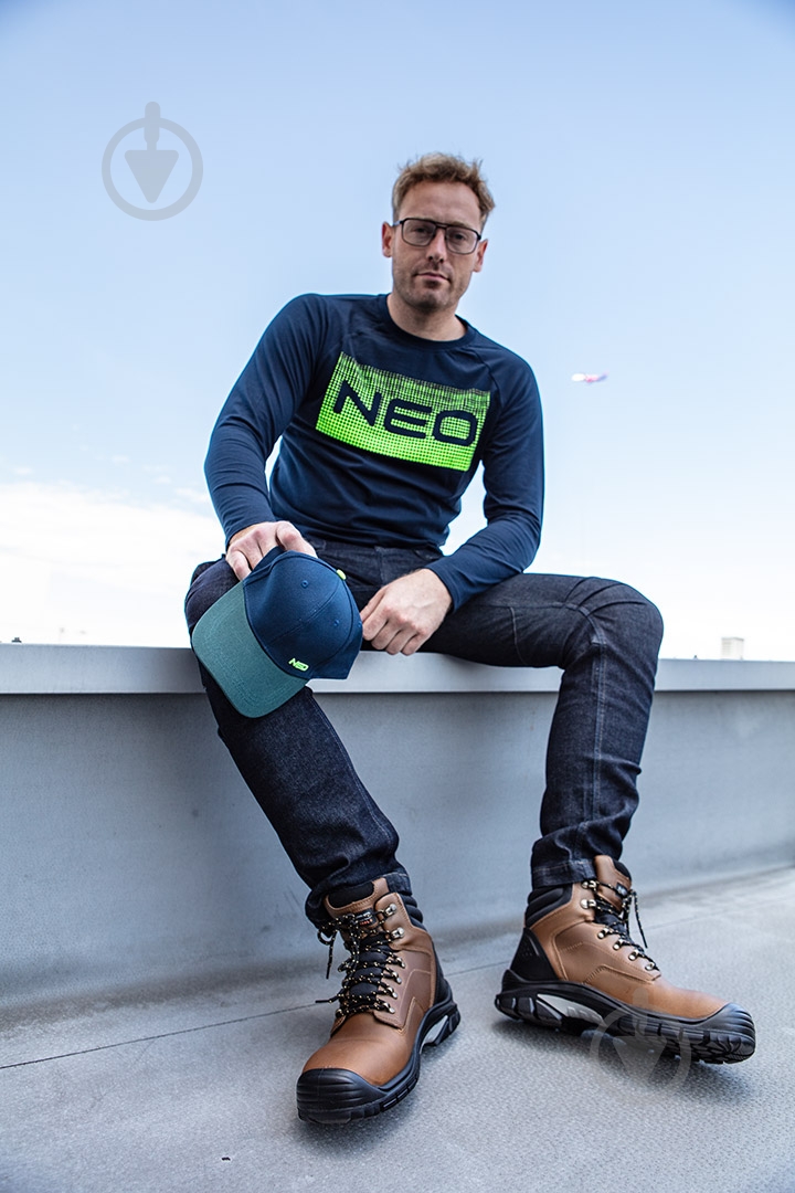 Футболка NEO tools Premium р. M 81-619 синий - фото 2