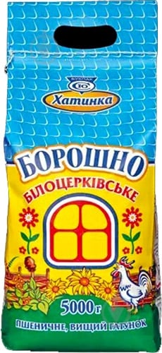 Мука Хатинка пшеничная 5 кг 4820174600112 - фото 1
