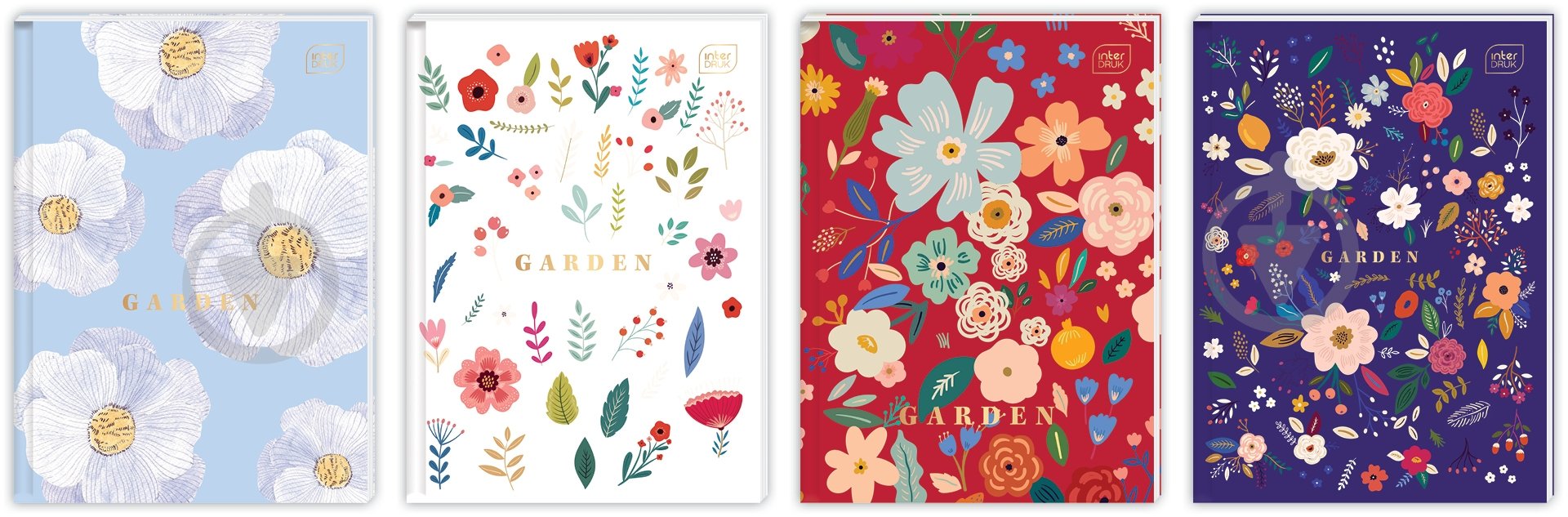 Блокнот InterDRUK А5 96 клітинка в асортименті - фото 1 Блокнот InterDRUK А5 96 клітинка в асортименті - фото 1