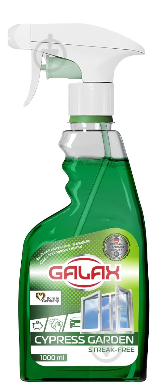 Средство моющее для стекла и зеркал Galax Кипарисовый сад 1000г - фото 1