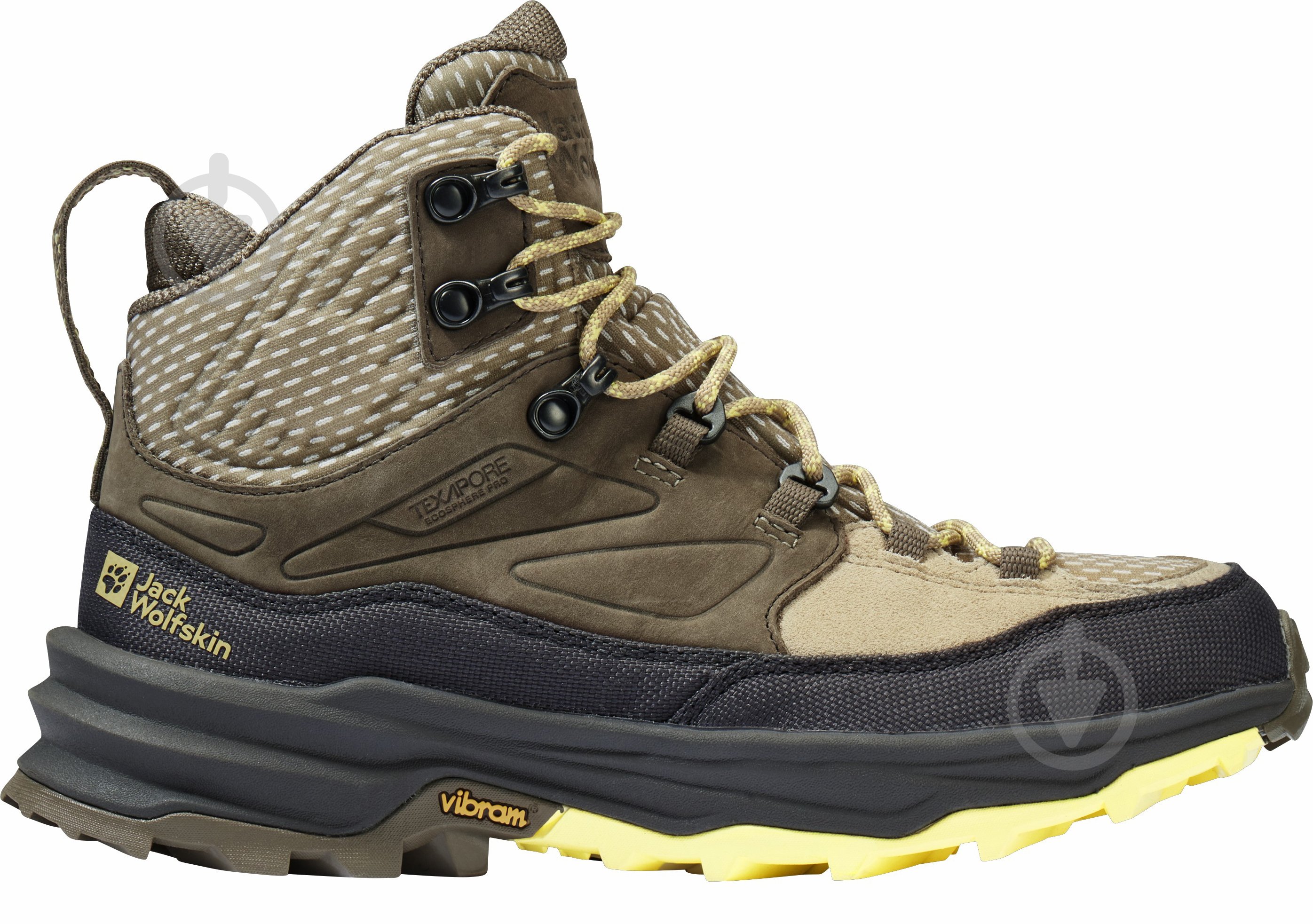 Ботинки Jack Wolfskin CYROX TEXAPORE MID W 4064311_5156 р.38 коричневый - фото 1