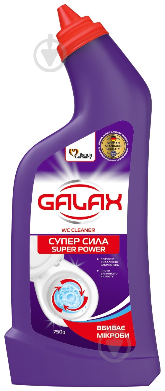 ᐉ Средство для чистки унитаза Galax das PowerClean Супер сила 750