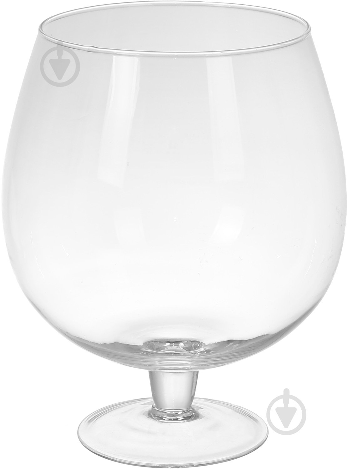 Ваза скляна Wrzesniak Glassworks Winter коньячна 22 см прозорий 19-980RWint - фото 1