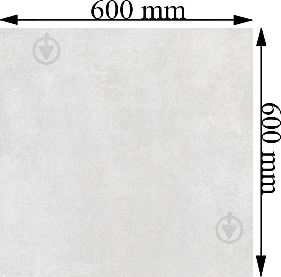 Плитка Allore Group Concrete White F P R Mat 1 60x60 см (new 60131234) - фото 3