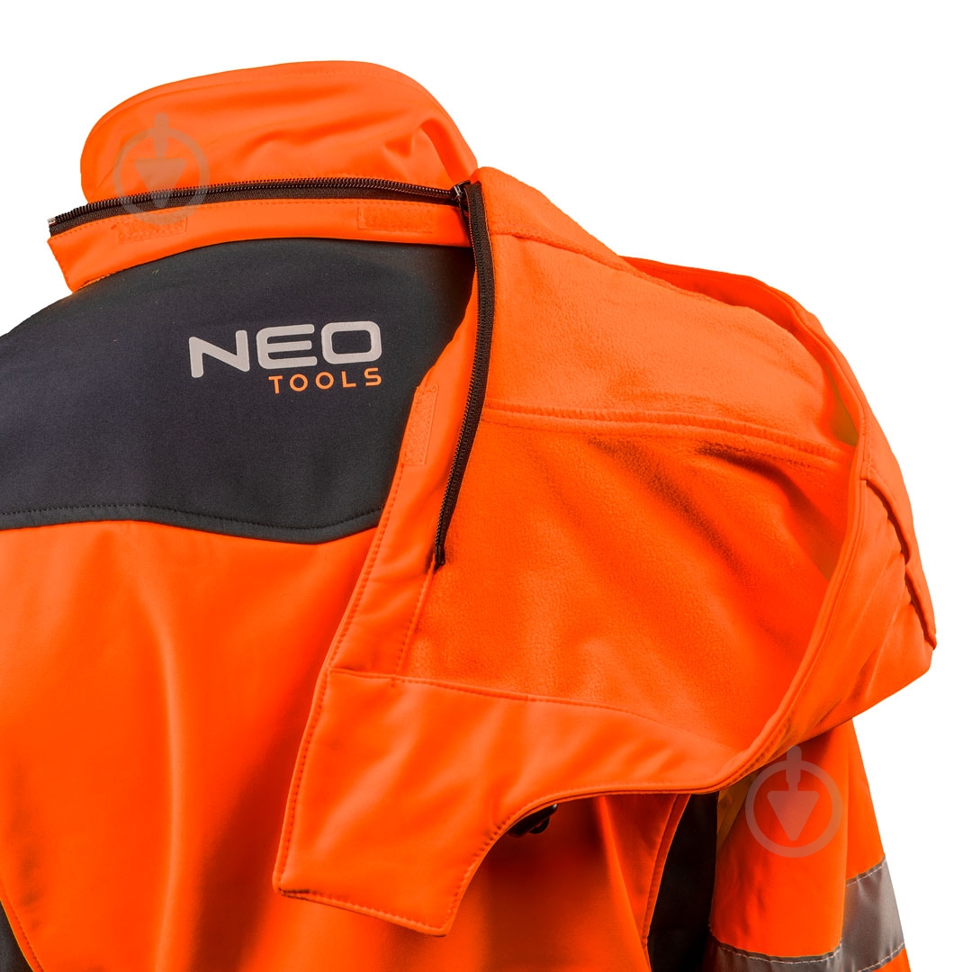 Куртка NEO tools Softshell р. S 81-701 оранжевый - фото 4