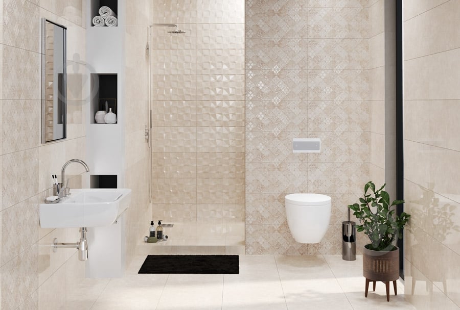 Плитка Allore Group Crema Marfil Ivory W M NR Glossy 31x61 - фото 3