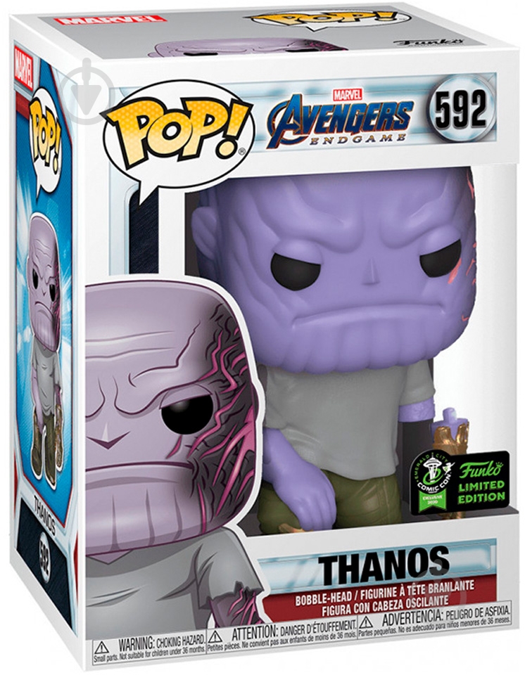 Фигурка Funko POP! Bobble Marvel - Thanos (FUN2549448) - фото 3