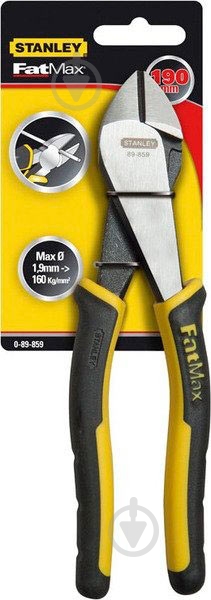 Бокорезы Stanley FatMax 190 мм 1 шт. 0-89-859 - фото 1