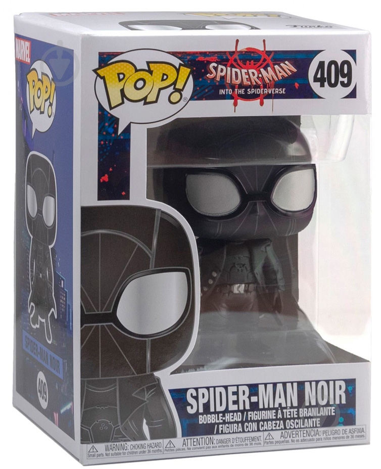 Фигурка Funko POP! Bobble Marvel - Spider-Man Noir (FUN1576) - фото 5