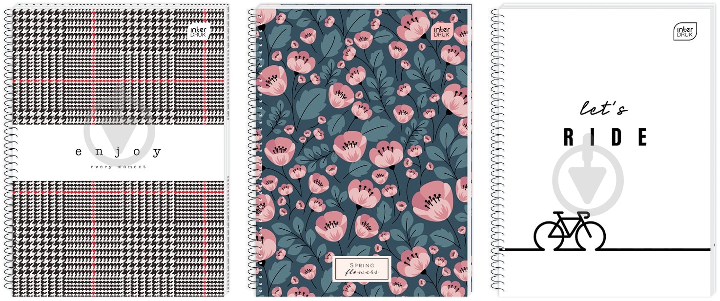 Блокнот InterDRUK А5 160 клетка - фото 1