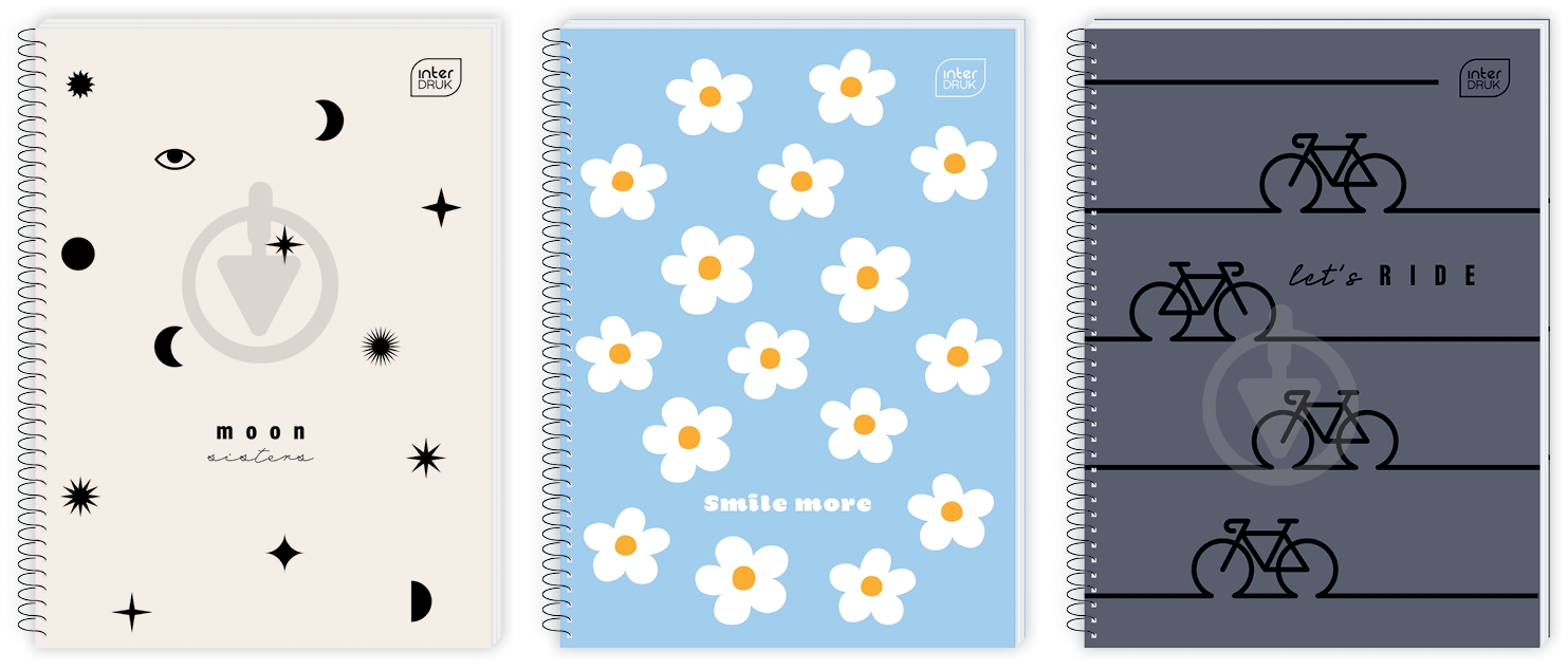 Блокнот InterDRUK А5 клетка 80 лист. микроперфорация - фото 1