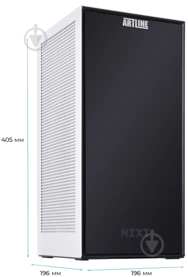 Компьютер Artline Overlord H1 (H1v91w) black/white - фото 12