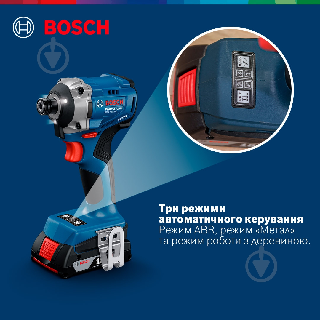 Гайковерт ударный аккумуляторный Bosch Professional GDR 18V-215 + (L-BOXX 136 размер 4) 06019N2000 - фото 11 Гайковерт ударный аккумуляторный Bosch Professional GDR 18V-215 + (L-BOXX 136 размер 4) 06019N2000 - фото 11