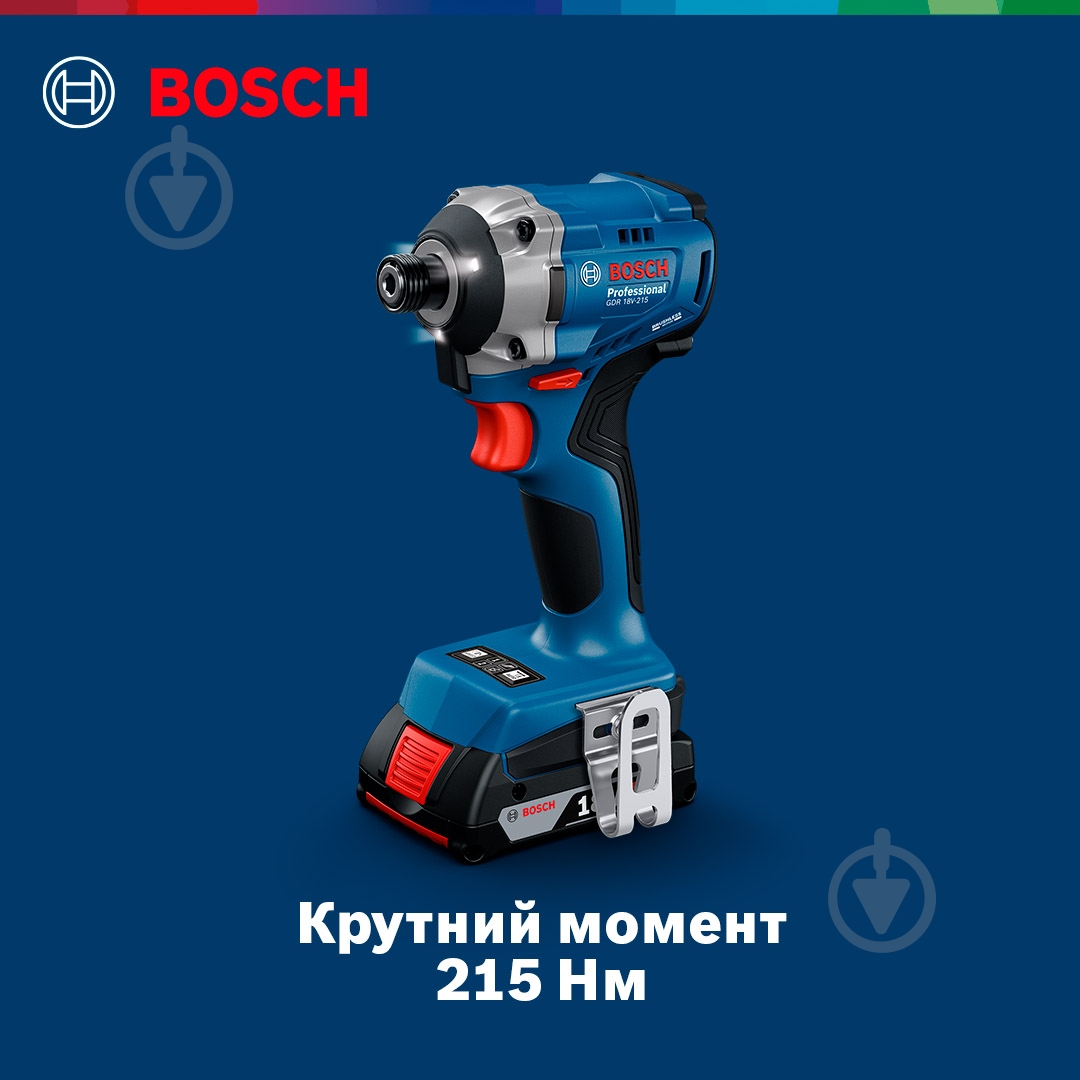 Гайковерт ударный аккумуляторный Bosch Professional GDR 18V-215 + (L-BOXX 136 размер 4) 06019N2000 - фото 7 Гайковерт ударный аккумуляторный Bosch Professional GDR 18V-215 + (L-BOXX 136 размер 4) 06019N2000 - фото 7