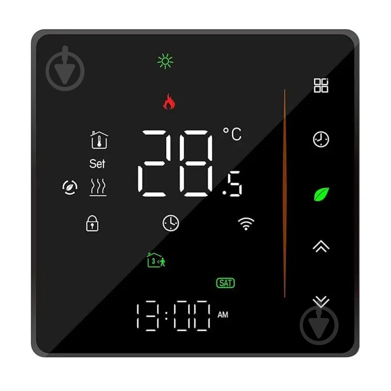 Терморегулятор Heat Plus BHT-300-W WIFI черный - фото 1 Терморегулятор Heat Plus BHT-300-W WIFI черный - фото 1