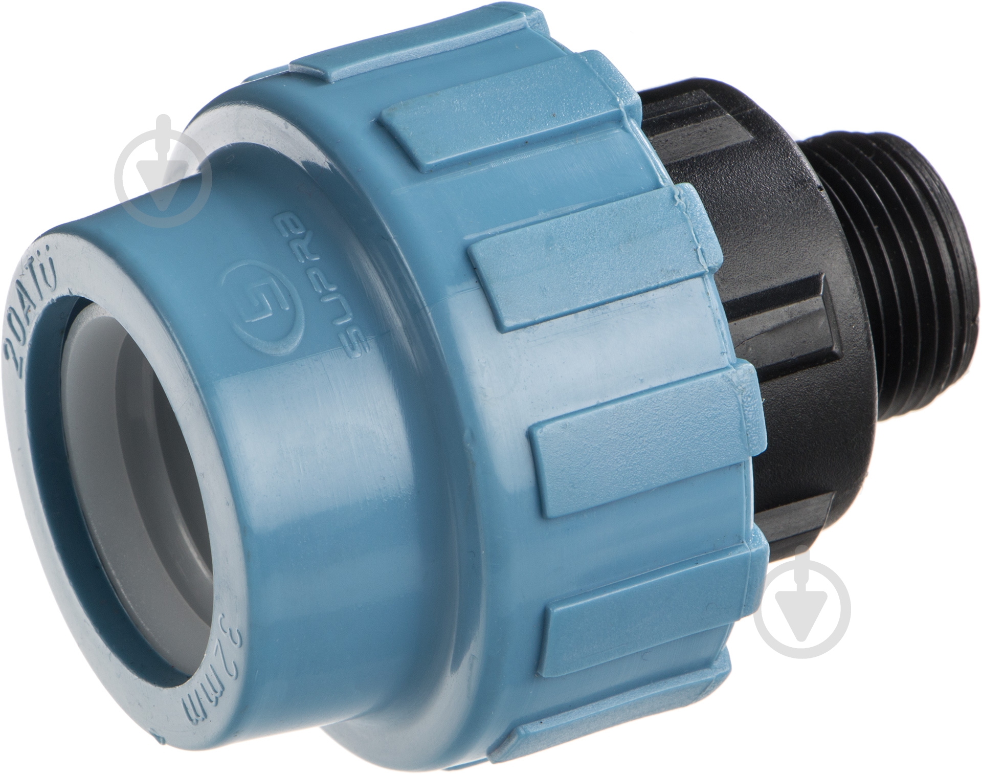 Муфта с резьбой наружная Supra d32x3/4" внешняя резьба - фото 2 Муфта с резьбой наружная Supra d32x3/4" внешняя резьба - фото 2