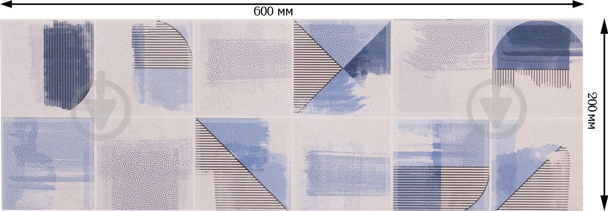 Плитка Allore Group Tokio MATRIX light grey W\DEC M NR Mat 20x60 см - фото 6