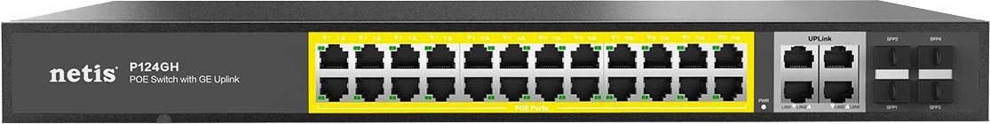 Коммутатор Netis Ethernet P124GH - фото 2