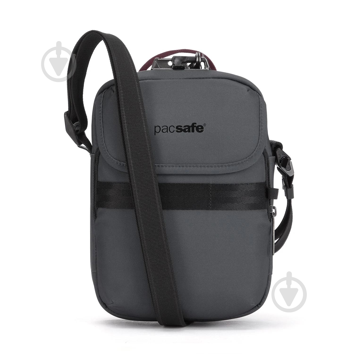 Сумка через плечо Pacsafe Metrosafe X Compact 3 л темно-сірий черный - фото 1 Сумка через плечо Pacsafe Metrosafe X Compact 3 л темно-сірий черный - фото 1
