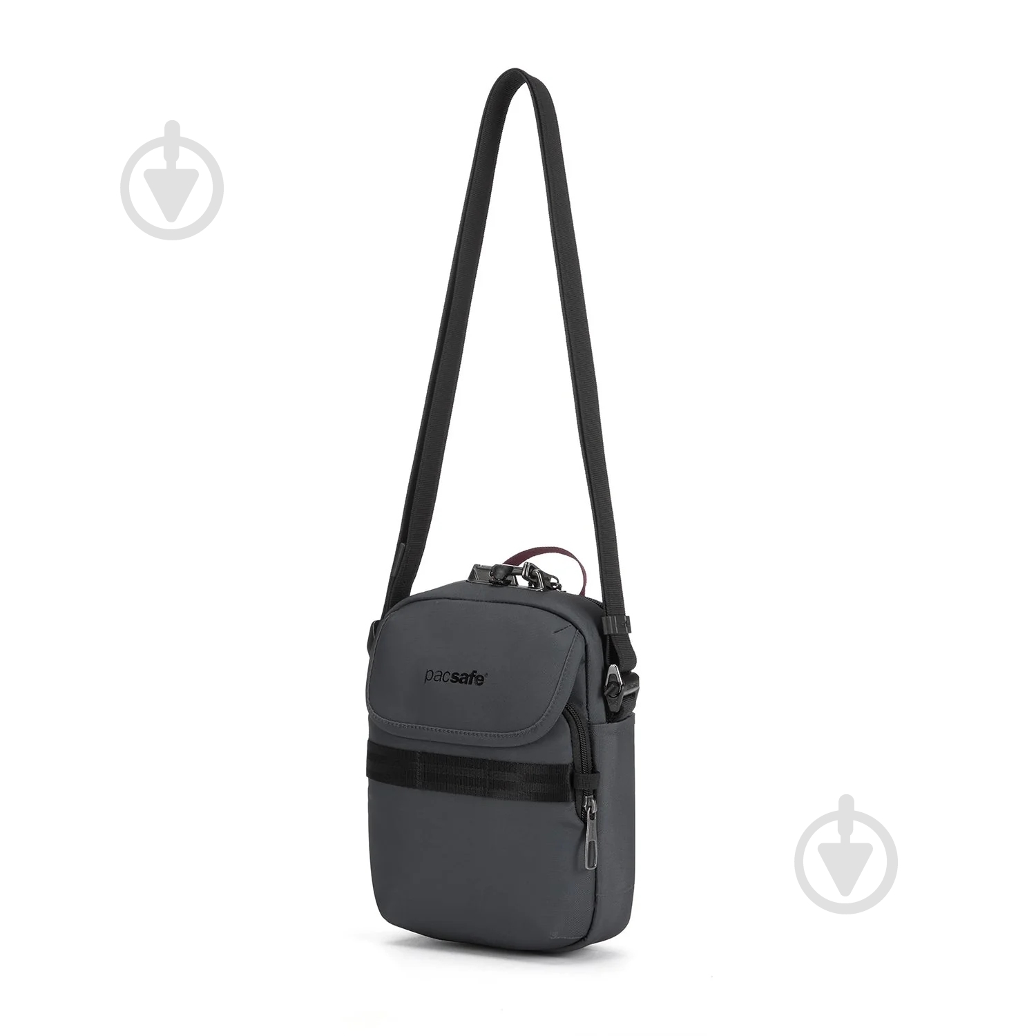 Сумка через плечо Pacsafe Metrosafe X Compact 3 л темно-сірий черный - фото 3 Сумка через плечо Pacsafe Metrosafe X Compact 3 л темно-сірий черный - фото 3