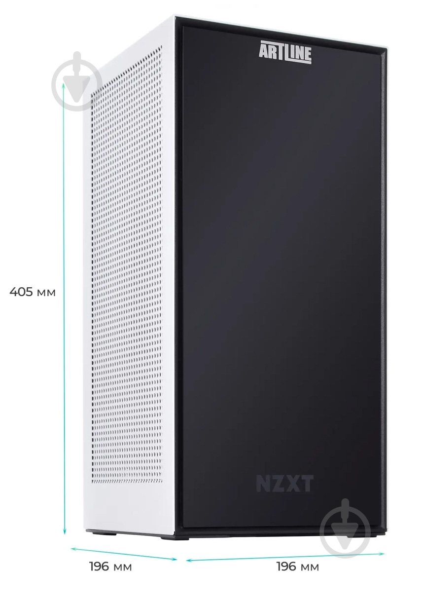 Комп'ютер Artline Overlord H1 (H1v92w) white/black - фото 12