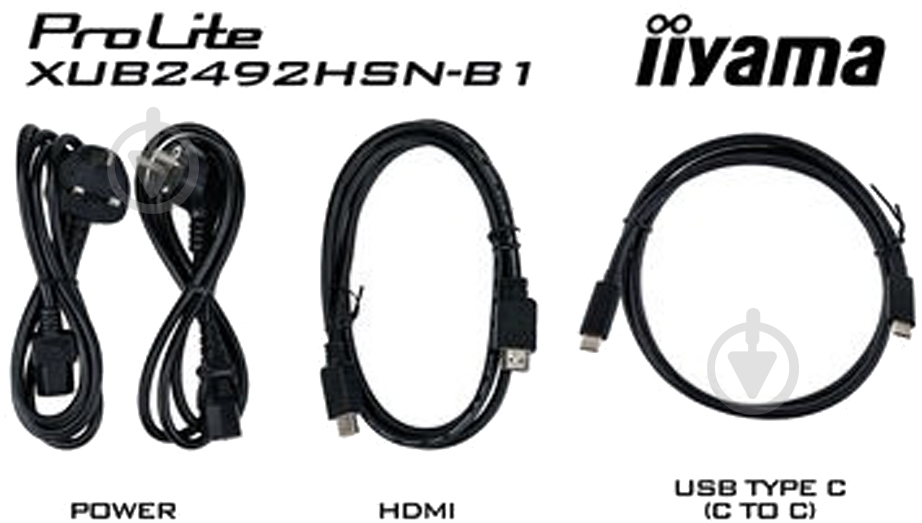 Монитор Iiyama ProLite 23,8" (XUB2492HSN-B1) - фото 11