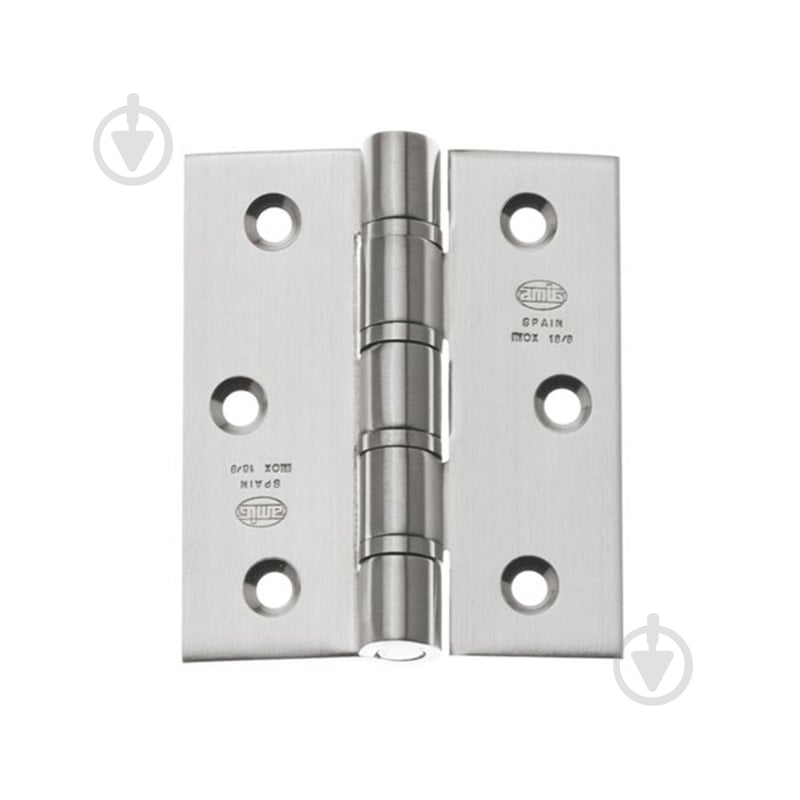 Петля Amig модель 2088 100x70x2,5 мм нержавіюча сталь універсальна 1 шт. - фото 1 Петля Amig модель 2088 100x70x2,5 мм нержавіюча сталь універсальна 1 шт. - фото 1