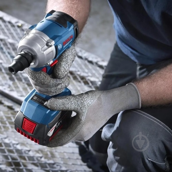 Гайковерт акумуляторний Bosch Professional GDS 18V-350 350 Нм 06019M5021 - фото 12 Гайковерт акумуляторний Bosch Professional GDS 18V-350 350 Нм 06019M5021 - фото 12