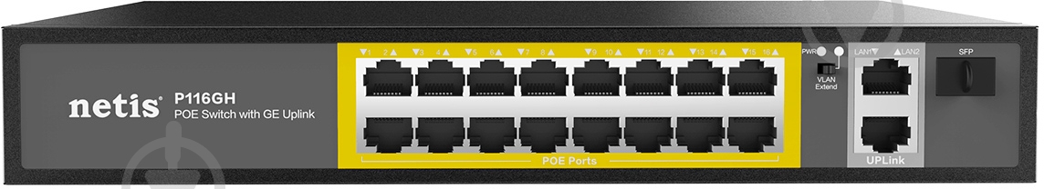 Коммутатор Netis P116GH - фото 1 Коммутатор Netis P116GH - фото 1