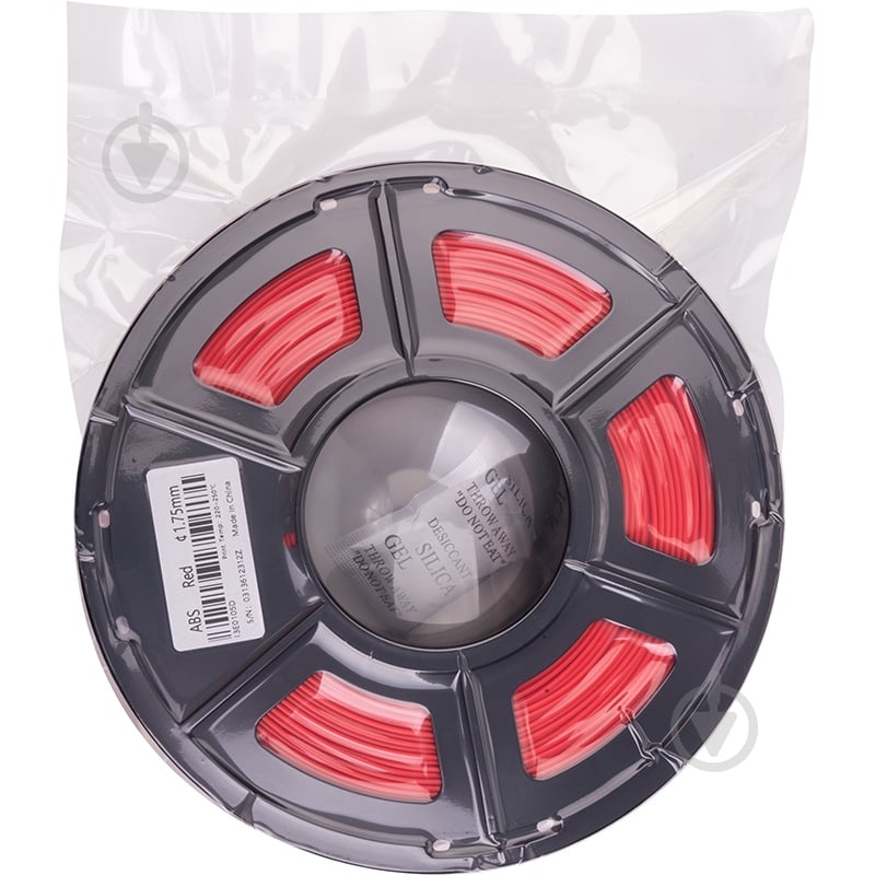 Пластик для 3D-принтера PowerPlant Filament 1.75 мм 1 кг червоний - фото 2