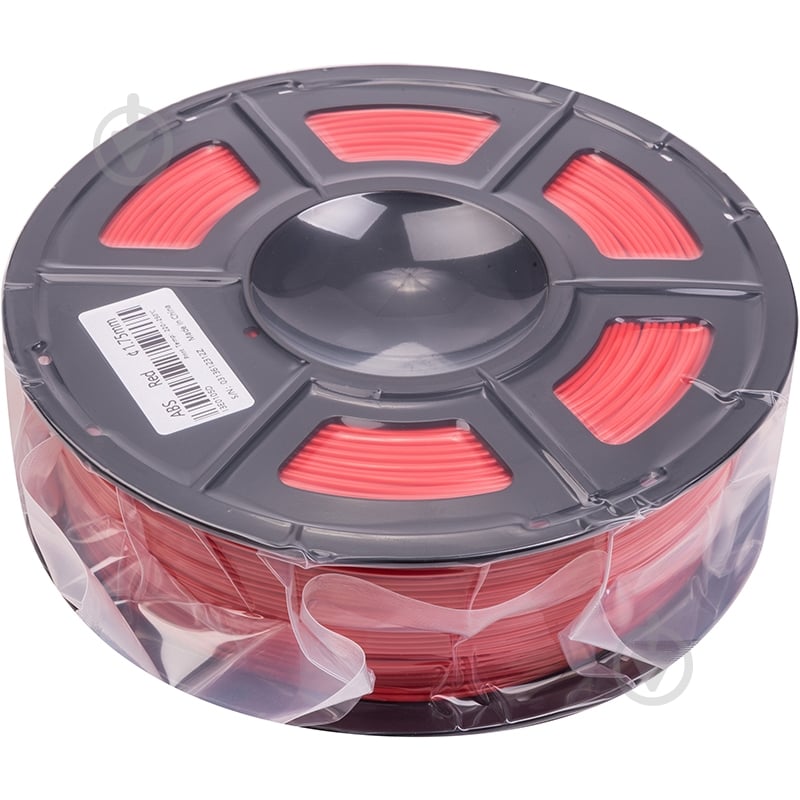 Пластик для 3D-принтера PowerPlant Filament 1.75 мм 1 кг червоний - фото 1