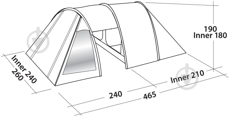 Палатка туристическая Easy Camp Energy 400 120356 - фото 3