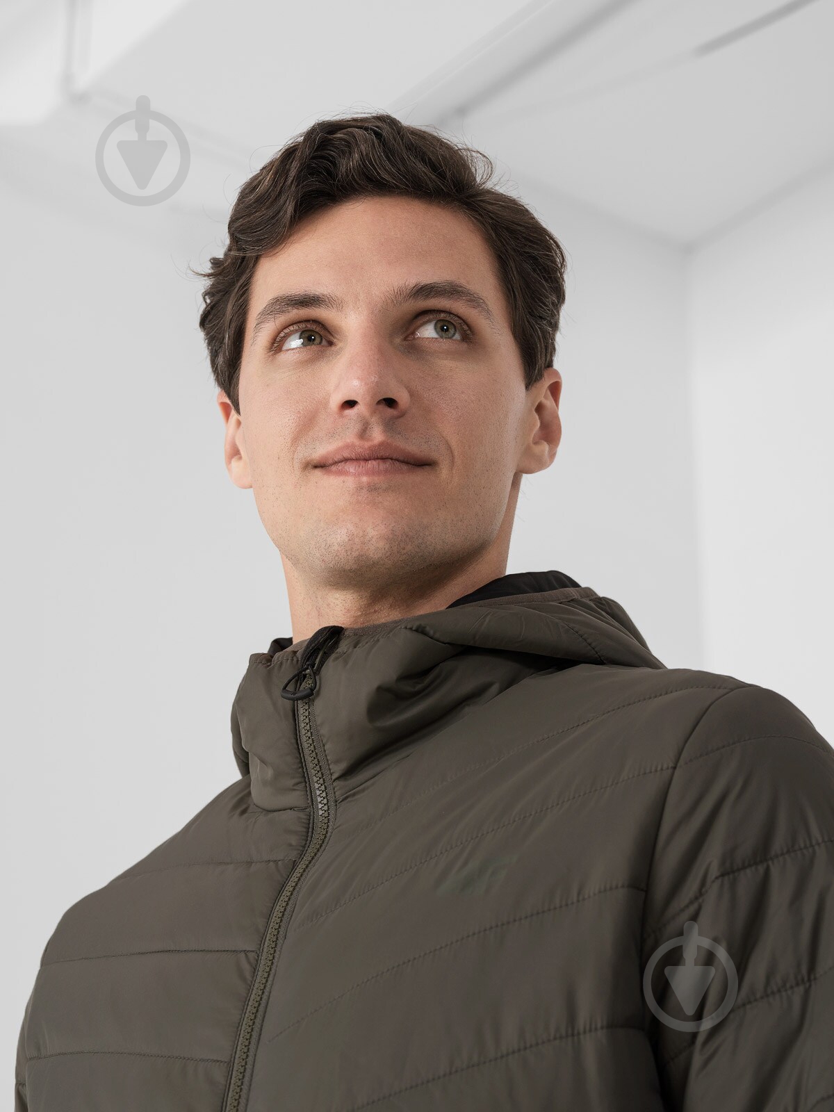 Пуховик мужской демисезонный 4F NOSD4-KUMP301-43S р.S хаки - фото 7