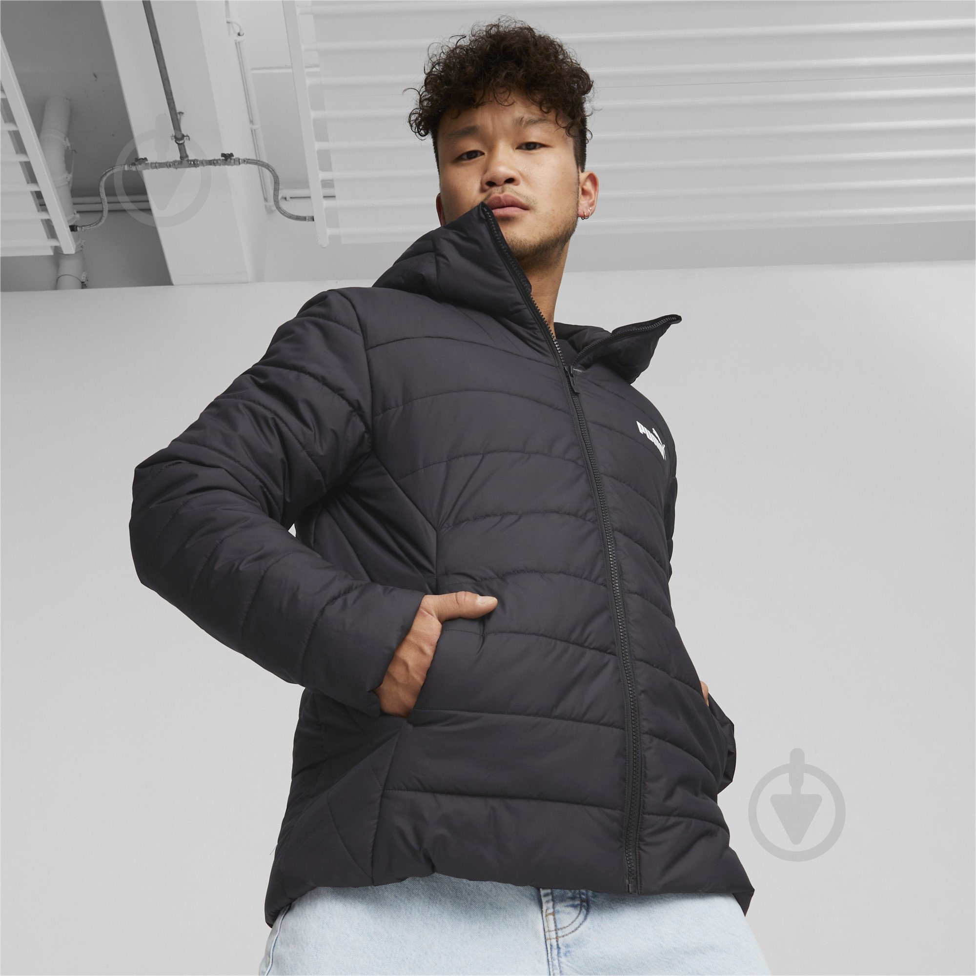 Пуховик Puma ESS HOODED PADDED JACKET 84893801 р.XL черный - фото 3