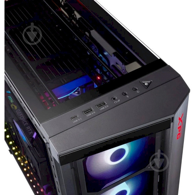 Корпус ADATA XPG Battlecruiser Black (BATTLECRUISER-BKCWW) - фото 7 Корпус ADATA XPG Battlecruiser Black (BATTLECRUISER-BKCWW) - фото 7