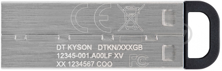 Флеш-пам'ять USB Kingston DataTraveler Kyson 256 ГБ USB 3.2 silver (DTKN/256GB) - фото 3