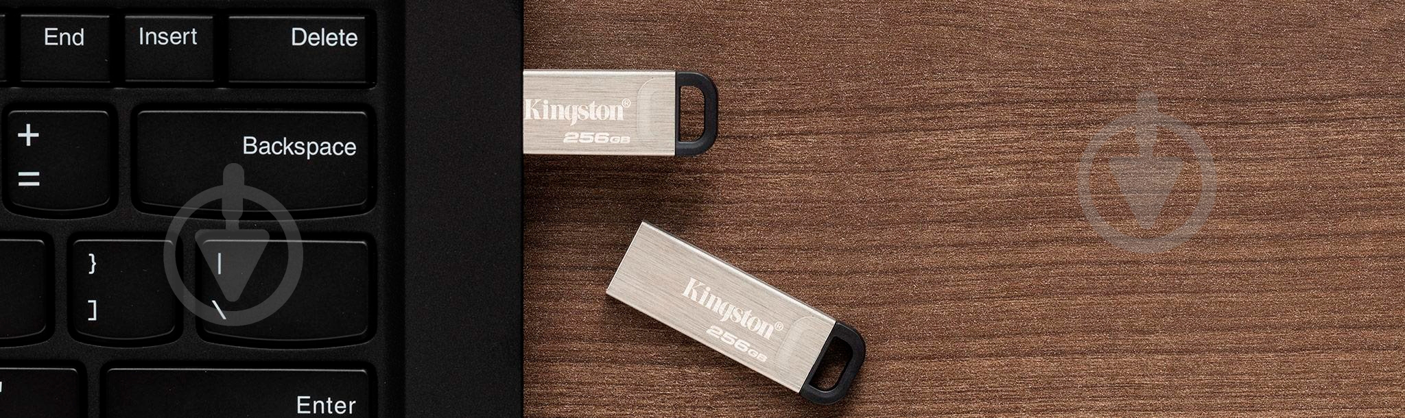 Флеш-пам'ять USB Kingston DataTraveler Kyson 256 ГБ USB 3.2 silver (DTKN/256GB) - фото 6