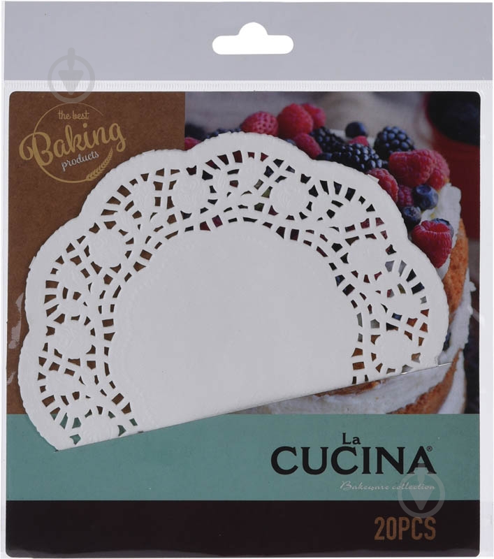 Серветки для торта La Cucina 16,5 см - фото 1