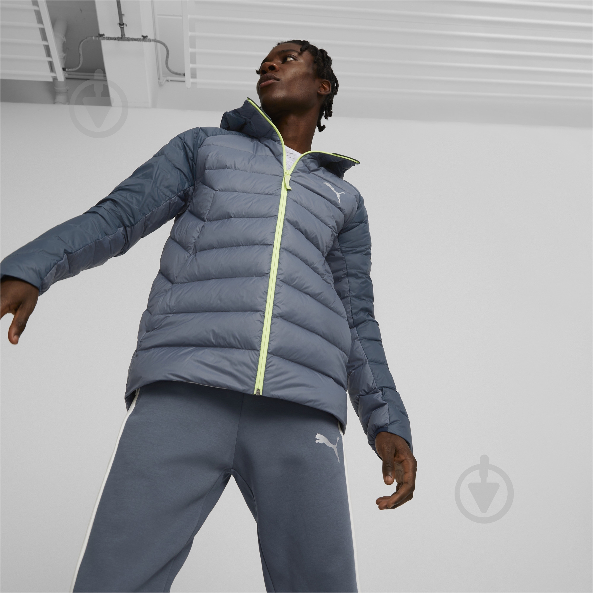 Пуховик Puma PACKLITE HOODED DOWN JACKET 84935518 р.M синий - фото 3