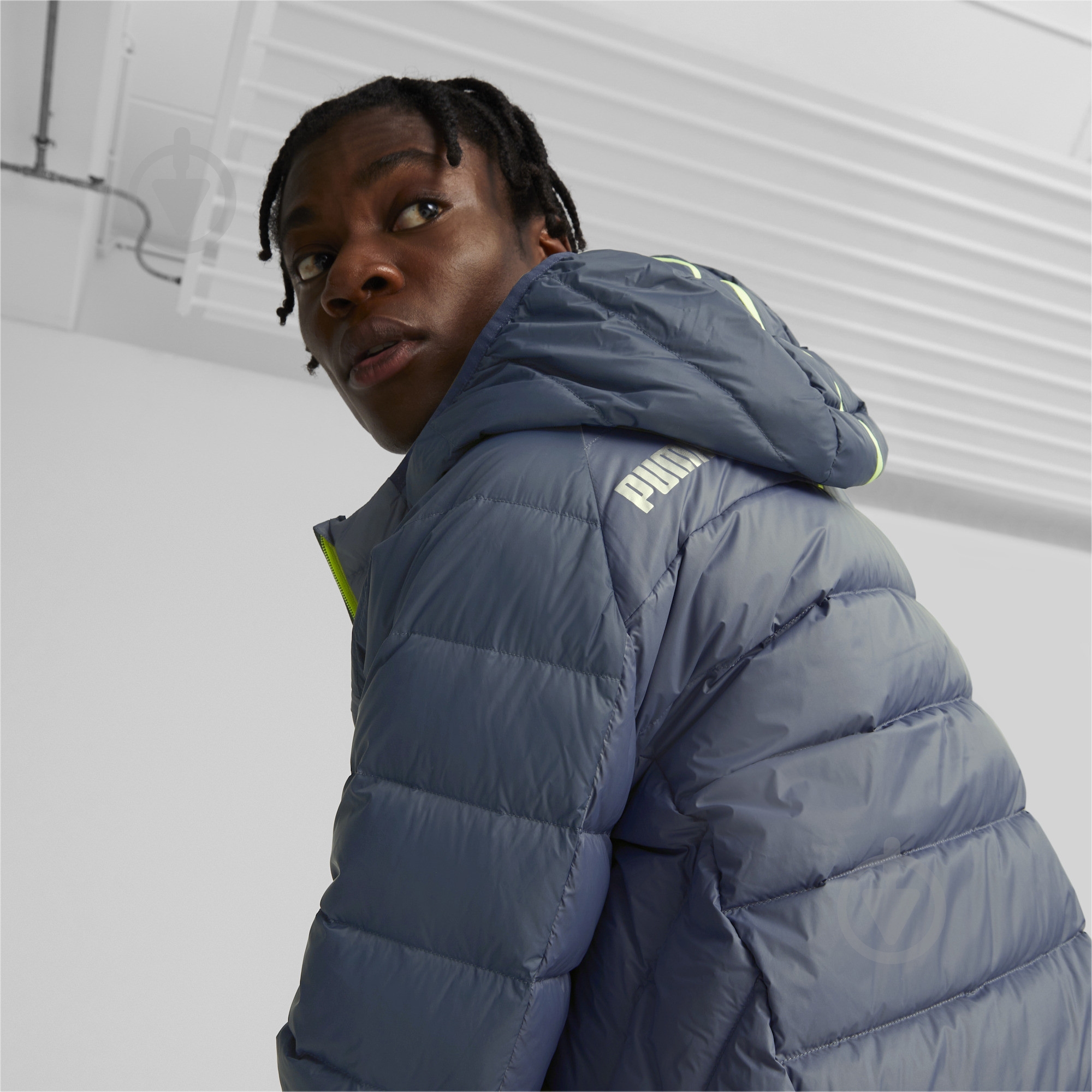 Пуховик Puma PACKLITE HOODED DOWN JACKET 84935518 р.M синий - фото 4