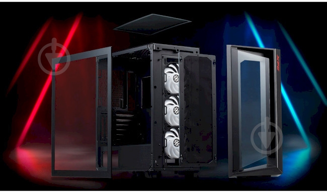 Корпус ADATA XPG Cruiser Super Black (CRUISERST-BKCWW) - фото 7 Корпус ADATA XPG Cruiser Super Black (CRUISERST-BKCWW) - фото 7