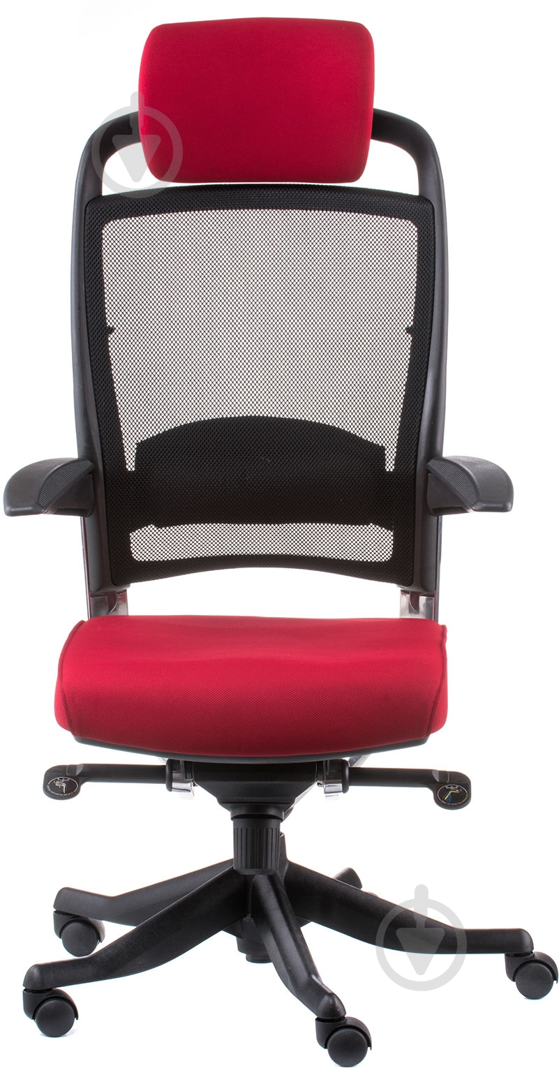 Кресло Special4You Fulkrum E0635 черно-красный - фото 2