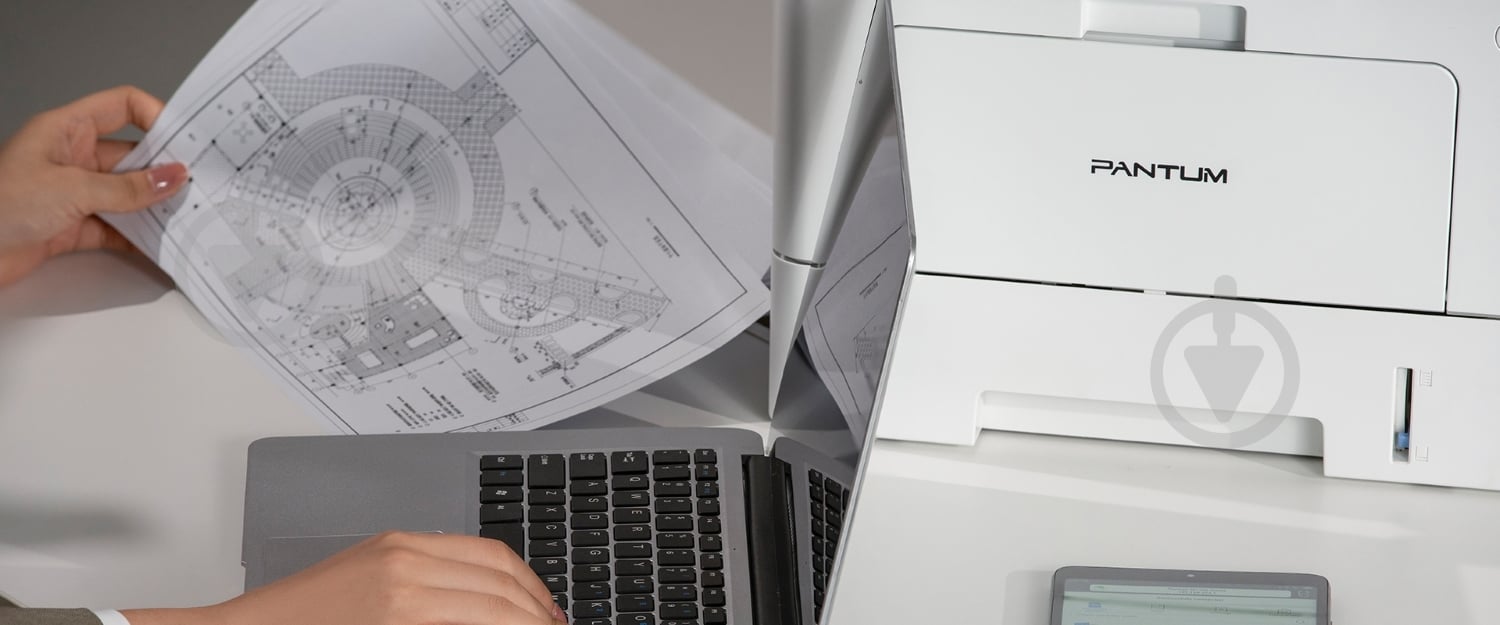 МФУ Pantum 40ppm DADF Duplex Touchscreen Ethernet А4 (BM5110ADN) - фото 6