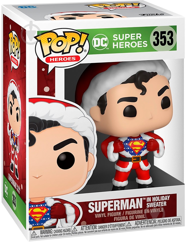 Фигурка Funko POP! DC: Holiday: Superman Sweater (FUN2549680) - фото 2