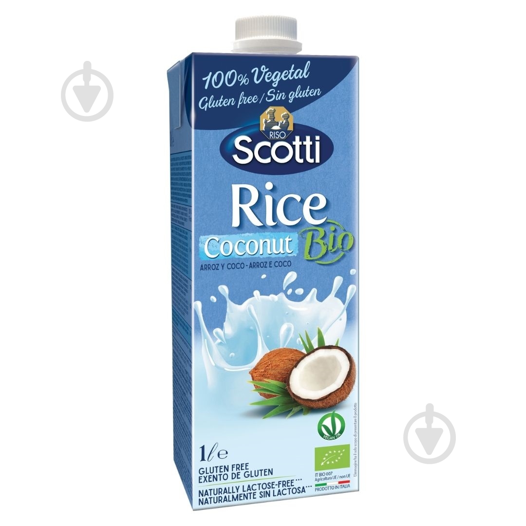Молоко растительное органическое Riso Scotti с кокосом 1 л 8001860251085 - фото 2
