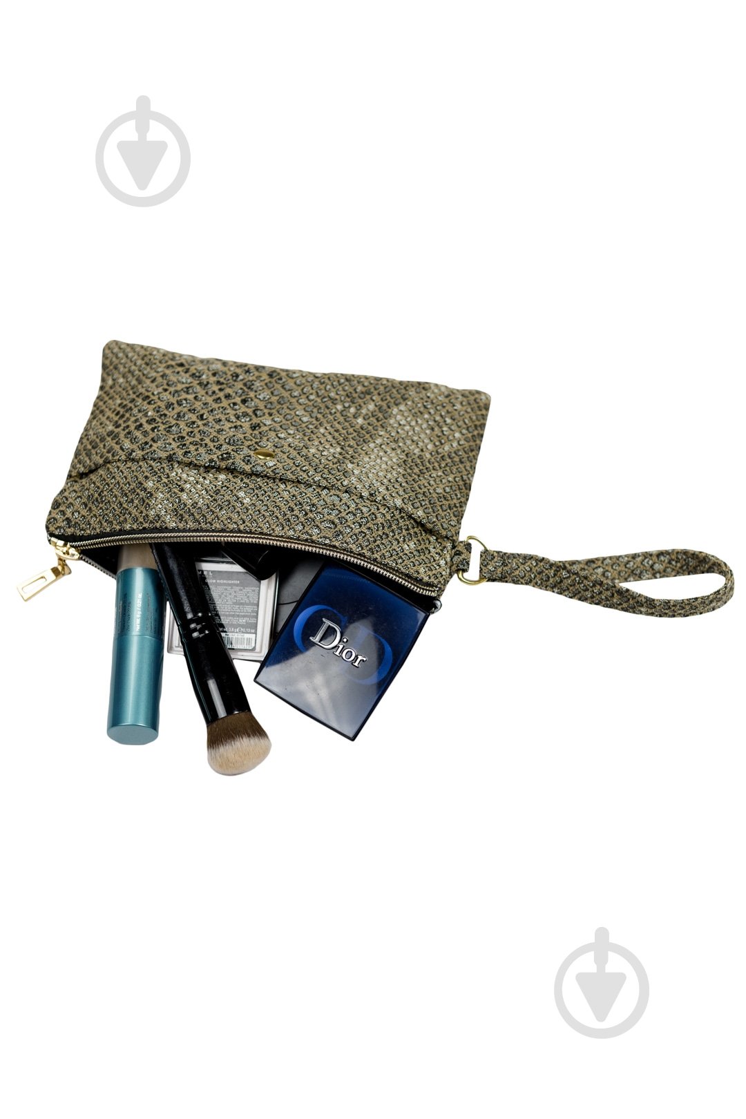 Косметичка ART KNIT PYTHON коричневая - фото 2