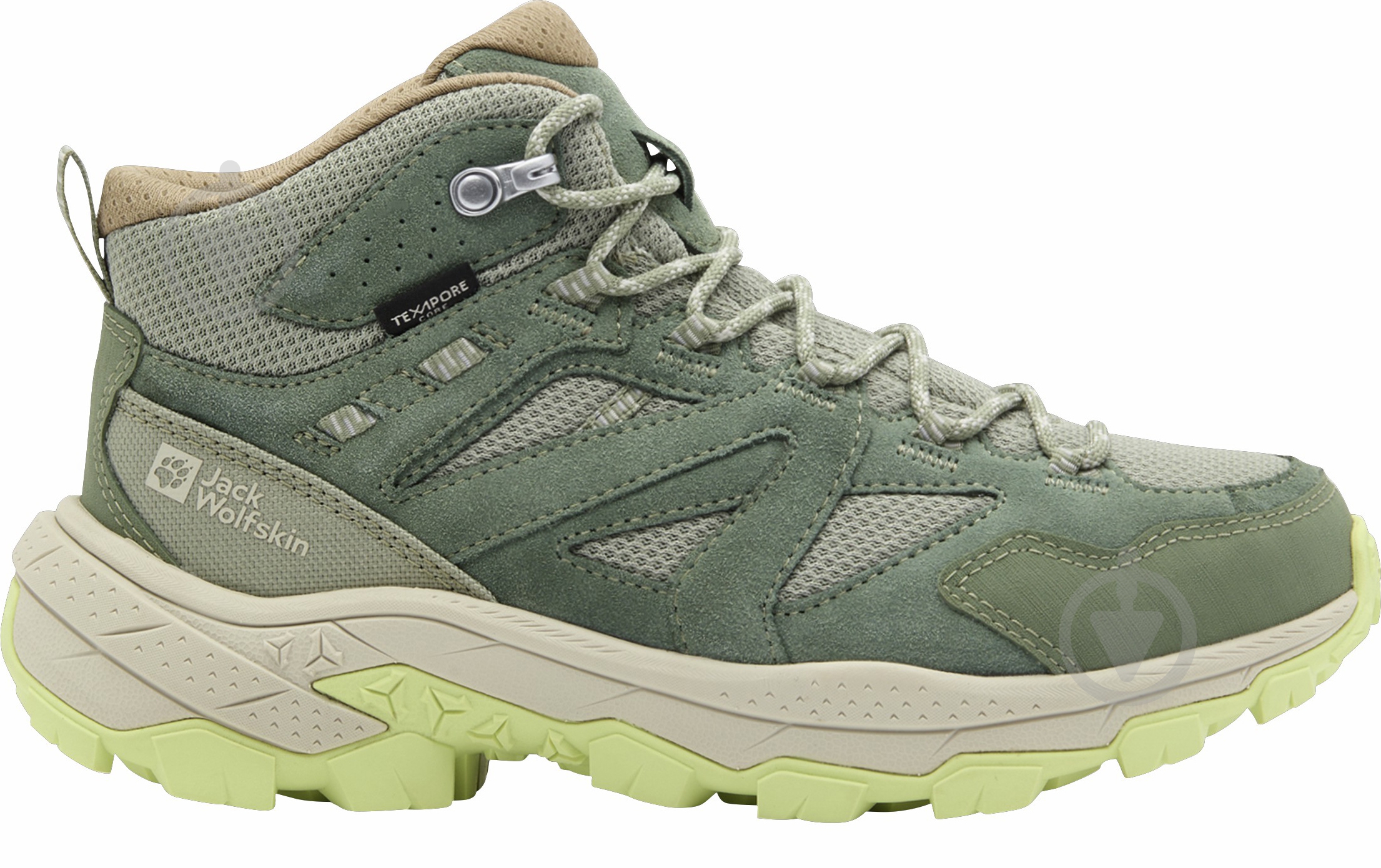 Ботинки Jack Wolfskin VOJO TOUR TEXAPORE MID W A62071_4029 р.39,5 зеленый - фото 1 Ботинки Jack Wolfskin VOJO TOUR TEXAPORE MID W A62071_4029 р.39,5 зеленый - фото 1