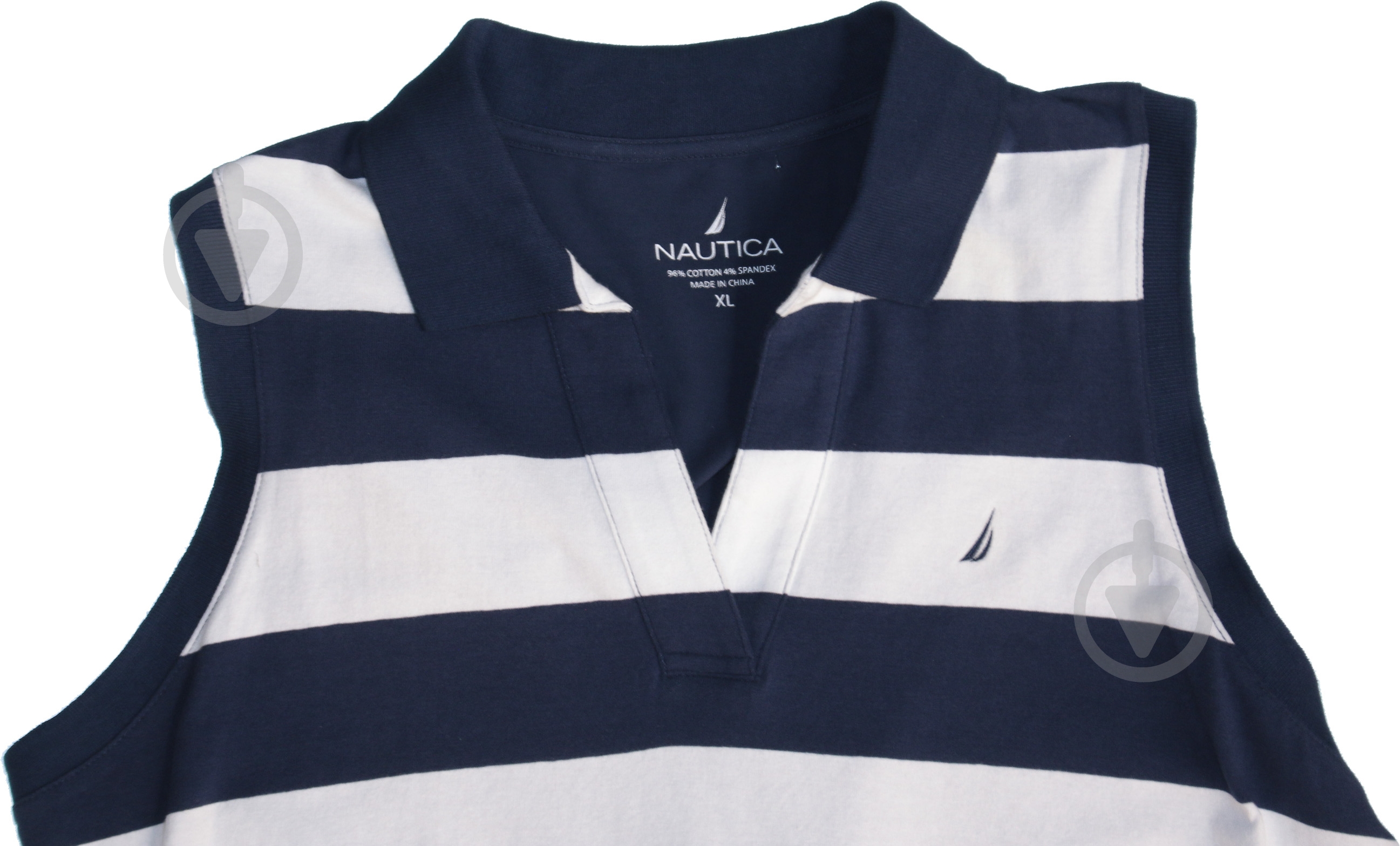 Поло Nautica null 419K2114NL р.M белый с синим - фото 3