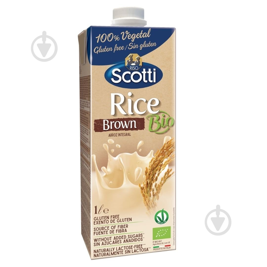 Напиток рисовый Riso Scotti из коричневого риса 1 л 8001860250200 - фото 2
